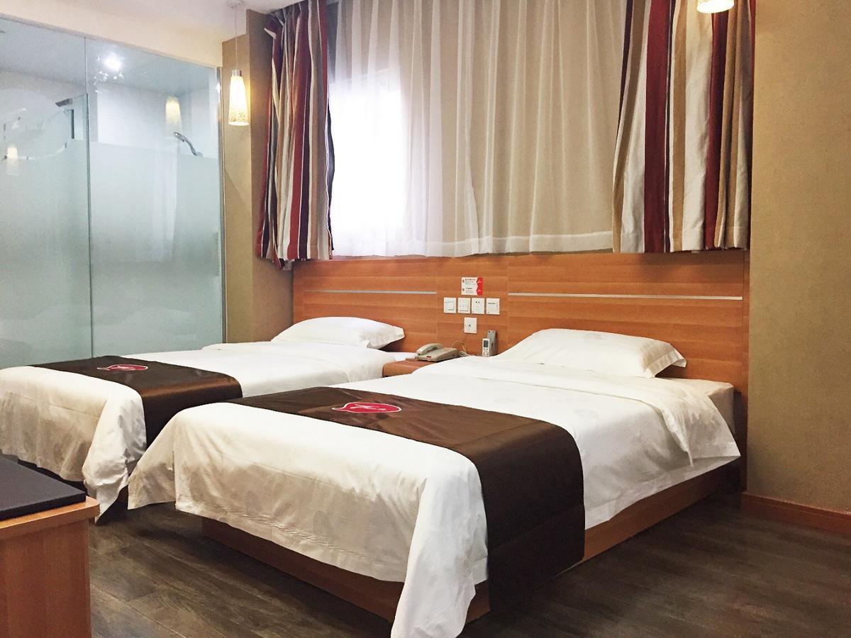Thank Inn Chain Hotel Guangdong Shenzhen Baoan International Airport Buitenkant foto